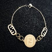 نیم ست طلا 18 عیار زنانه سوزیانا مدل فندی کد 1 - Image 3