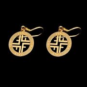 نیم ست طلا 18 عیار زنانه سوزیانا مدل فندی ایتالی - Image 3