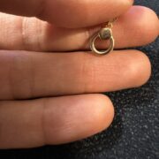 پلاک آویز زنانه سوزیانا مدل حلقه - Image 3