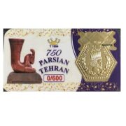 طلا 18 عیار - 0.6 گرم - 600 سوت طرح پاسارگاد