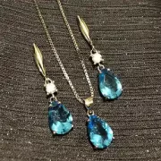 ست نقره 925 مدل اشک دریا H