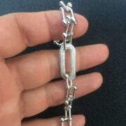 دستبند نقره 925 عیار مدل طرح تیفانی Y - Image 4