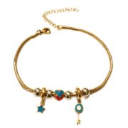 دستنبد نقره 925 عیار مدل کلید و ستاره S - Image 2