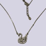 گردنبند نقره 925 عیار مدل قو سفید Y - Image 3