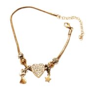 دستنبد نقره 925 عیار مدل ستاره و فرشته دو رو S - Image 3