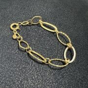 دستبند طلا 18 عیار زنانه گلد کد 6 - Image 2