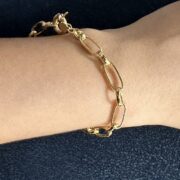 دستبند طلا 18 عیار زنانه گلد کد 8 - Image 2