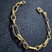 دستبند طلا 18 عیار زنانه گلد کد 10 - Image 3