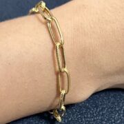 دستبند طلا 18 عیار زنانه گلد کد 5 - Image 2