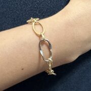 دستبند طلا 18 عیار زنانه گلد کد 7 - Image 2