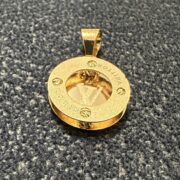 پلاک آویز طلا 18 عیار مدل الی وی LV - Image 2