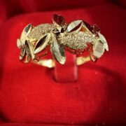 انگشتر طلا 18 عیار زنانه مدل برگ یونانی - Image 2