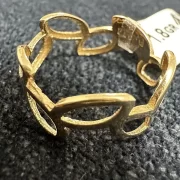 انگشتر طلا 18 عیار زنانه مدل برگ کد 22 - Image 2