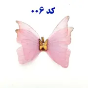 آویز گردنبند طلا 18 عیار مدل پروانه رنگبندی متنوع - Image 8