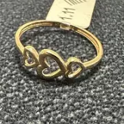 انگشتر طلا 18 عیار زنانه مدل قلب کد 33