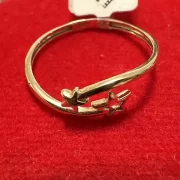 انگشتر طلا 18 عیار زنانه مدل ستاره - Image 3