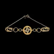 دستبند طلا 18 عیار زنانه سوزیانا مدل فندی ایتالی