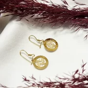 گوشواره طلا 18 عیار زنانه سوزیانا مدل فندی ایتالی - Image 2