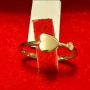 انگشتر طلا 18 عیار زنانه مدل قلب کد 010