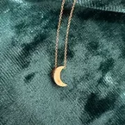 گردنبند طلا 18 عیار سوزیانا مدل ماه