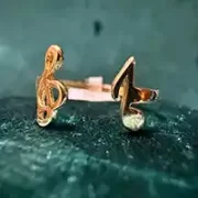 انگشتر طلا 18 عیار زنانه مدل نوت