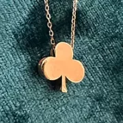 گردنبند طلا 18 عیار سوزیانا مدل برگ کد 2