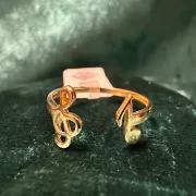 انگشتر طلا 18 عیار زنانه مدل نوت - Image 3