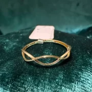 انگشتر طلا 18 عیار زنانه مدل موج - Image 3