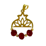 پلاک آویز طلا 18 عیار سوزیانا مدل انار کد 3