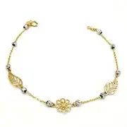 دستبند طلا 18 عیار زنانه سوزیانا مدل بهار