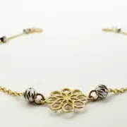 دستبند طلا 18 عیار زنانه سوزیانا مدل بهار - Image 2