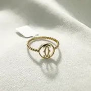 انگشتر طلا 18 عیار زنانه مدل سی کد 50