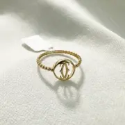 انگشتر طلا 18 عیار زنانه مدل سی کد 50 - Image 2