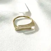 انگشتر طلا 18 عیار زنانه مدل خط کد 44