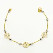 دستبند طلا 18 عیار زنانه سوزیانا مدل الماس