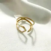 انگشتر طلا 18 عیار زنانه مدل فلش کد 46 - Image 3