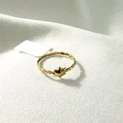 انگشتر طلا 18 عیار زنانه مدل ستاره کد 0081