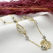 دستبند طلا 18 عیار زنانه سوزیانا مدل گل بهار - Image 2