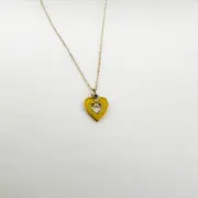 گردنبند طلا 18 عیار سوزیانا مدل قلب فانتزی - Image 3