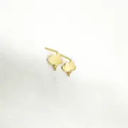 گوشواره طلا 18 عیار زنانه مدل ابر کد 203 - Image 2