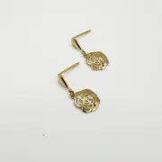 گوشواره طلا 18 عیار زنانه مدل گل کد 105 - Image 2