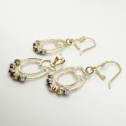 ست طلا 18 عیار زنانه مدل بیضی و قلب کد 2 - Image 2