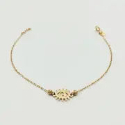 دستبند طلا 18 عیار زنانه سوزیانا مدل چشم