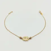 دستبند طلا 18 عیار زنانه سوزیانا مدل چشم - Image 2