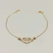 دستبند طلا 18 عیار زنانه سوزیانا مدل قلب سنتی - Image 2