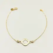 دستبند طلا 18 عیار زنانه سوزیانا مدل ال وی دو - Image 2