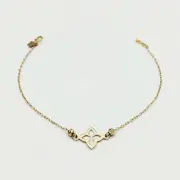 دستبند طلا 18 عیار زنانه سوزیانا مدل ال وی سه