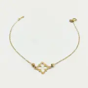 دستبند طلا 18 عیار زنانه سوزیانا مدل ال وی چهار - Image 2