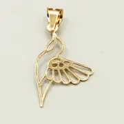 پلاک آویز طلا 18 عیار سوزیانا مدل پرنده