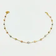 دستبند طلا 18 عیار زنانه سوزیانا مدل چند توپ